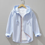 Jens Zip Front Hooded Shirt