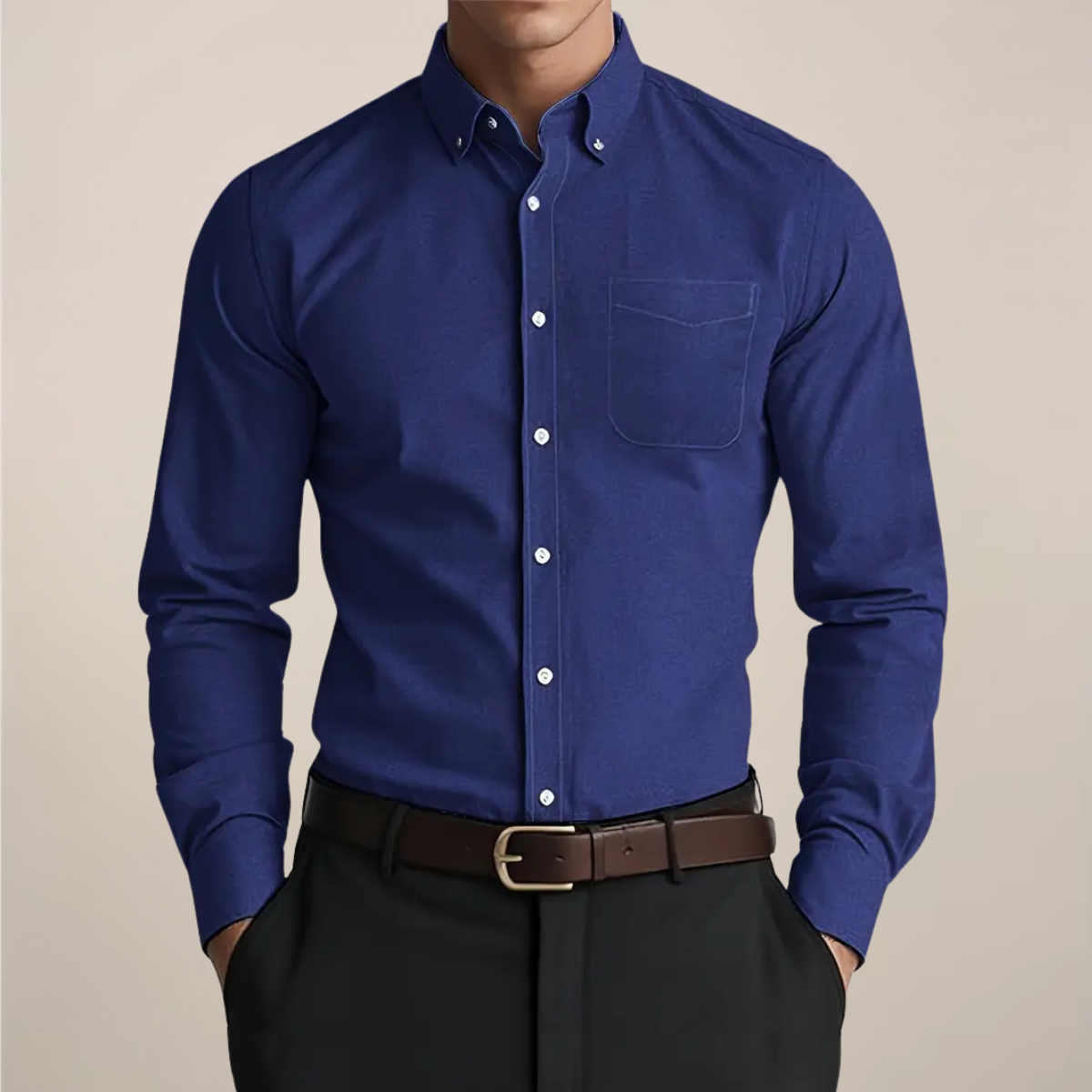 Fabian Classic Long Sleeve Button-Down Shirt