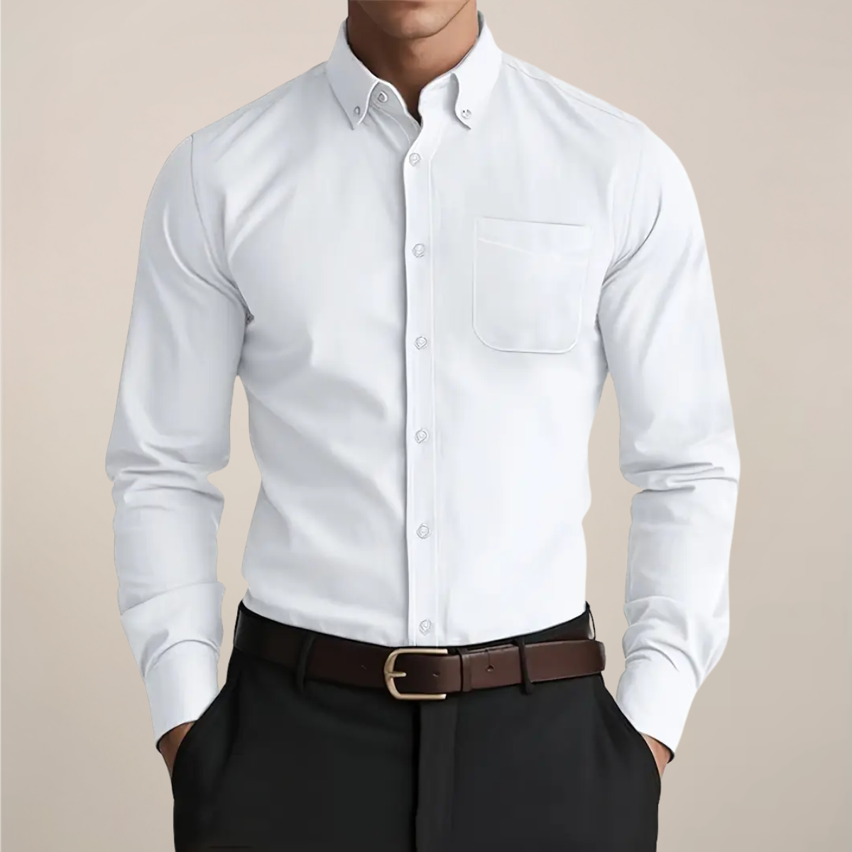 Fabian Classic Long Sleeve Button-Down Shirt