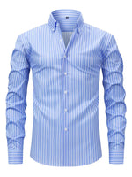 Tobias Slim Fit Striped Button-Down Shirt