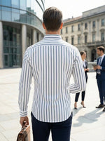 Tobias Slim Fit Striped Button-Down Shirt