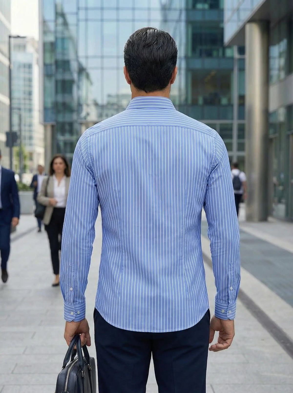 Tobias Slim Fit Striped Button-Down Shirt