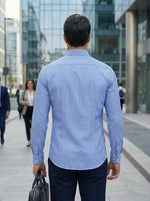 Tobias Slim Fit Striped Button-Down Shirt