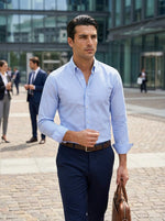 Tobias Slim Fit Striped Button-Down Shirt