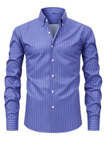 Tobias Slim Fit Striped Button-Down Shirt