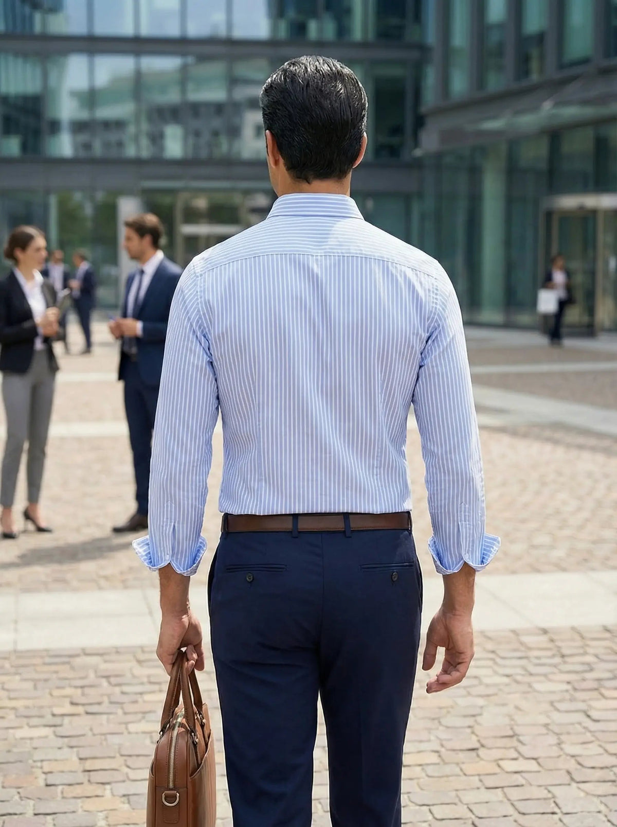 Tobias Slim Fit Striped Button-Down Shirt