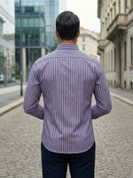 Tobias Slim Fit Striped Button-Down Shirt