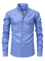 Tobias Slim Fit Striped Button-Down Shirt