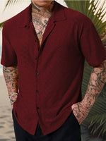 Heinrich Short Sleeve Patterned Button Shirt