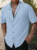 Heinrich Short Sleeve Patterned Button Shirt