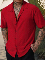 Heinrich Short Sleeve Patterned Button Shirt