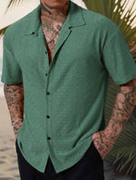 Heinrich Short Sleeve Patterned Button Shirt