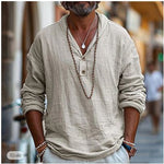 Zacharias Hooded Button Collar Casual Shirt