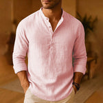 Joachim Long Sleeve Henley Shirt