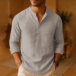 Joachim Long Sleeve Henley Shirt