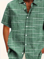 Armin Short-Sleeve Patterned Button Shirt