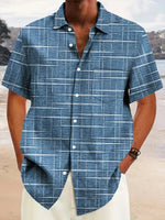 Armin Short-Sleeve Patterned Button Shirt