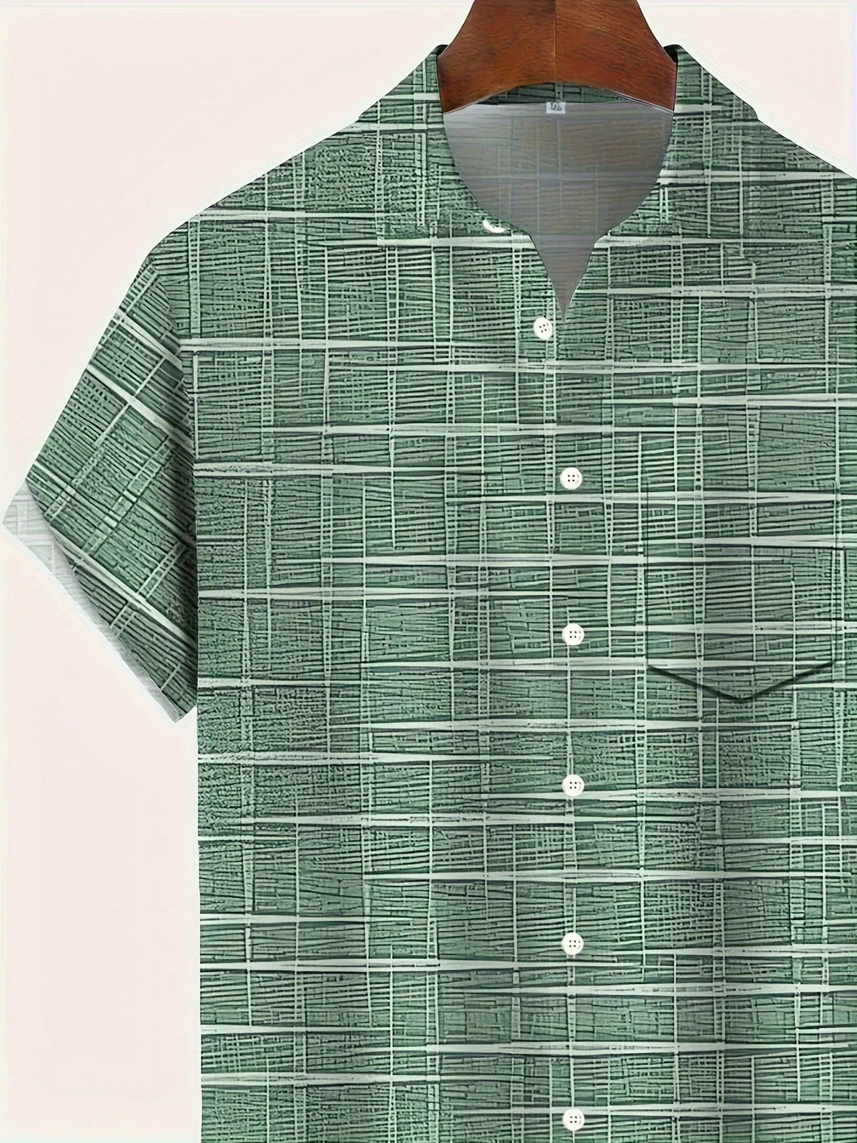 Armin Short-Sleeve Patterned Button Shirt