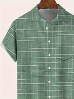 Armin Short-Sleeve Patterned Button Shirt