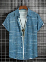 Armin Short-Sleeve Patterned Button Shirt