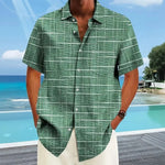 Armin Short-Sleeve Patterned Button Shirt