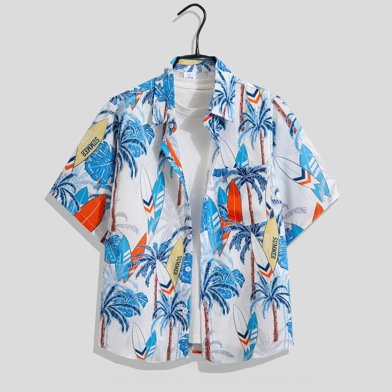 Bernd Floral Print Short-Sleeve Casual Shirt