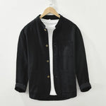 Hagen Casual Stand Collar Button-Up Shirt