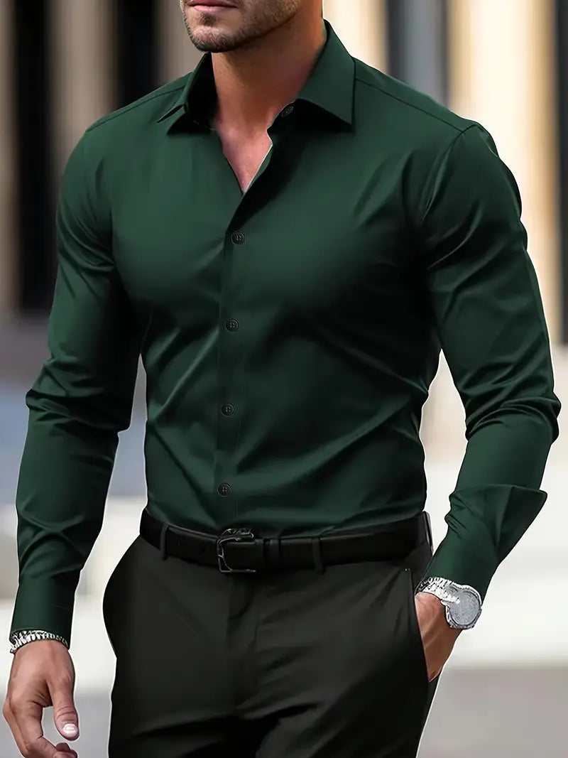 Emil Tailored Long Sleeve Button Shirt