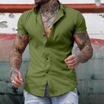 Dirk Slim Fit Short-Sleeve Button-Up Shirt