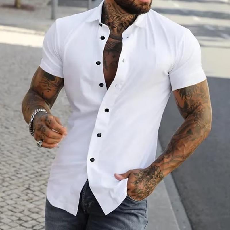 Dirk Slim Fit Short-Sleeve Button-Up Shirt