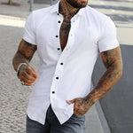 Dirk Slim Fit Short-Sleeve Button-Up Shirt