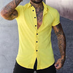 Dirk Slim Fit Short-Sleeve Button-Up Shirt