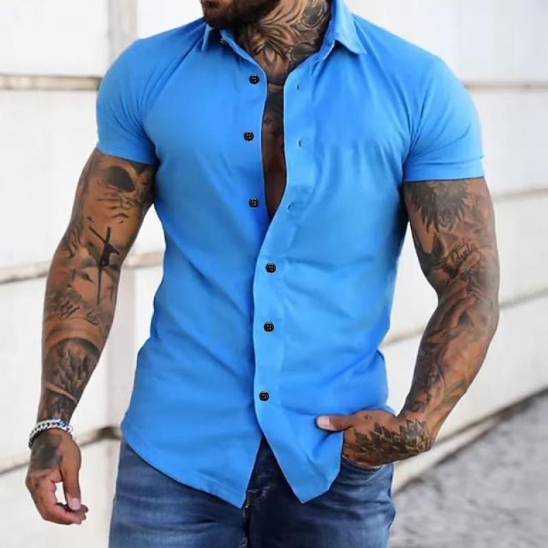 Dirk Slim Fit Short-Sleeve Button-Up Shirt