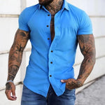 Dirk Slim Fit Short-Sleeve Button-Up Shirt