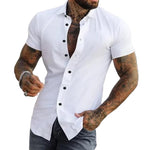 Dirk Slim Fit Short-Sleeve Button-Up Shirt