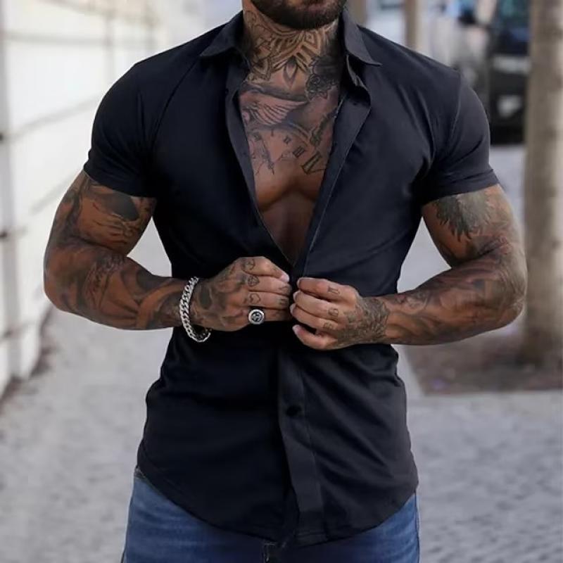 Dirk Slim Fit Short-Sleeve Button-Up Shirt