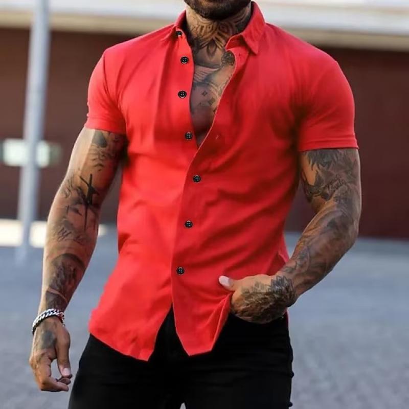 Dirk Slim Fit Short-Sleeve Button-Up Shirt