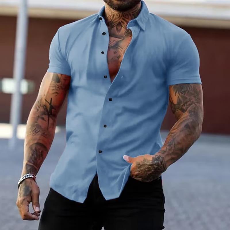 Dirk Slim Fit Short-Sleeve Button-Up Shirt