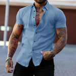Dirk Slim Fit Short-Sleeve Button-Up Shirt