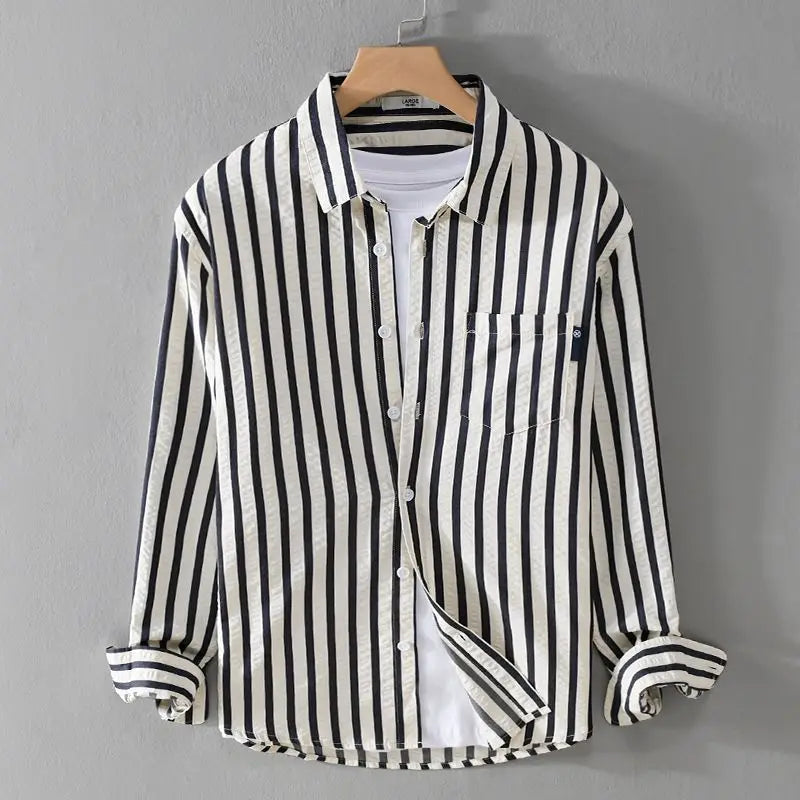 Janosch Vertical Stripe Casual Shirt