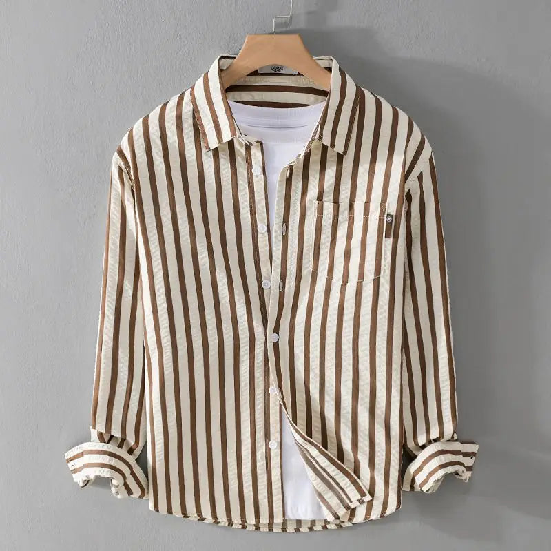 Janosch Vertical Stripe Casual Shirt