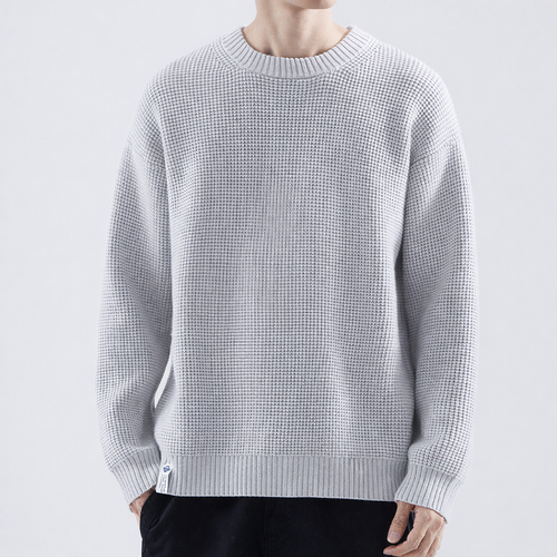 Adrian Textured Crew Neck Sweater