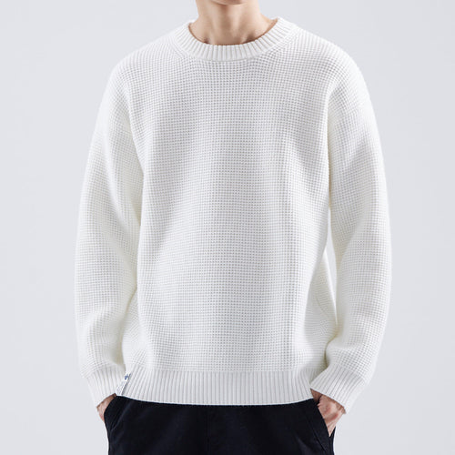 Adrian Textured Crew Neck Sweater