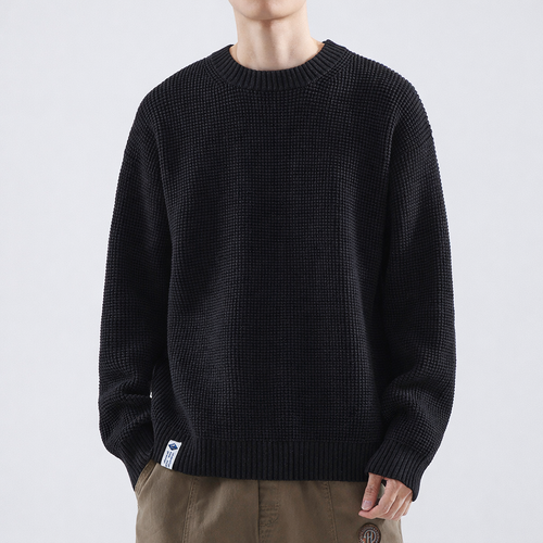 Adrian Textured Crew Neck Sweater