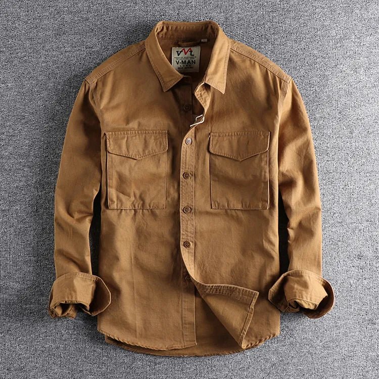 Albert Double Pocket Button-Front Shirt