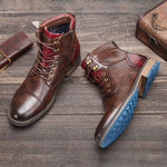 Elias Casual Lace-Up Ankle Boots