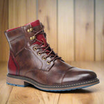 Elias Casual Lace-Up Ankle Boots