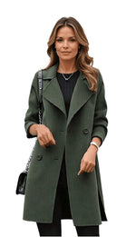 Anna Chic Classic Lapel Winter Coat