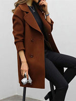 Anna Chic Classic Lapel Winter Coat