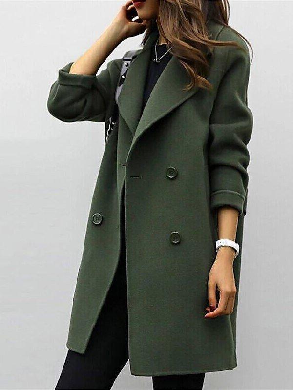 Anna Chic Classic Lapel Winter Coat